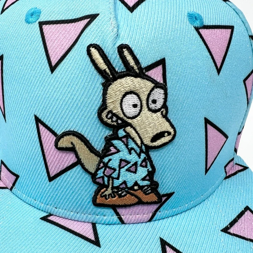 Nickelodeon Rockos Modern Life SnapBack Hat 90s Cartoon TV Show - Picture 2 of 7